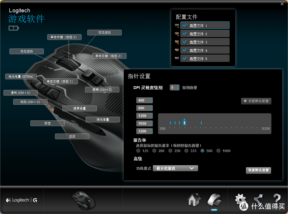 #有货自远方来#傲娇君的黑五，剁了正好一只手：Logitech 罗技 G700s 可充电无线游戏鼠标