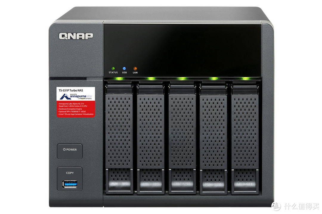 10GbE网络、支持Docker容器：QNAP 威联通 发布 TS-531P NAS