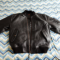 ALPHA INDUSTIES 阿尔法工业 MA-1 Leather Jacket 原版男款飞行员夹克