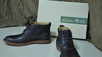 #有货自远方来# Clarks 其乐 Varick Hill 男款真皮马丁靴 & Lee 101 tapered 赤耳牛仔裤