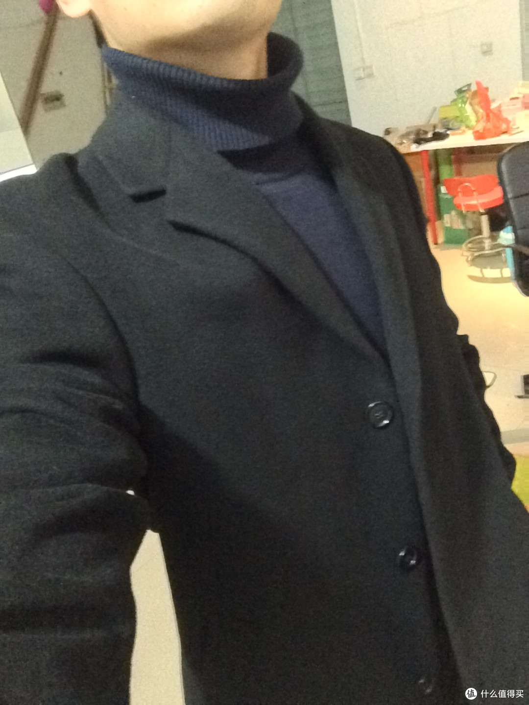 #有货自远方来#TOMMY HILFIGER Barnes Single-Breasted 男款羊毛大衣 开箱惊喜