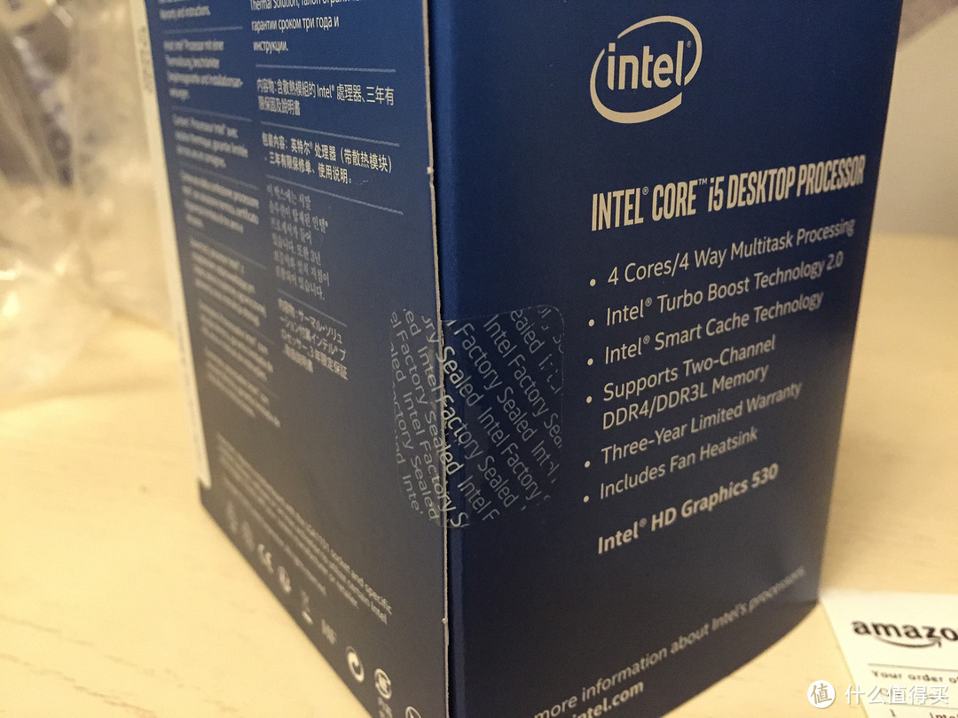 “海内存中亚，天涯若比邻”－亚马逊中国海外购Intel Skylake i5-6500 CPU直邮体验