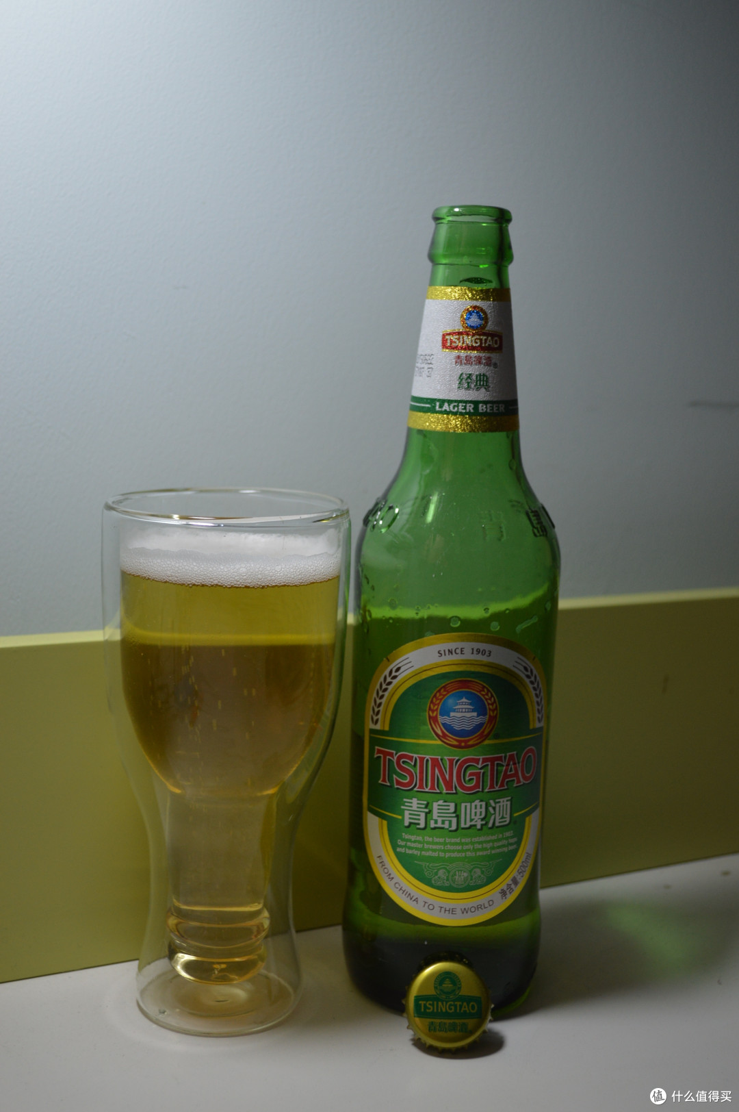 1212入手的新鲜玩意儿 — 翻转倒置双层玻璃啤酒杯