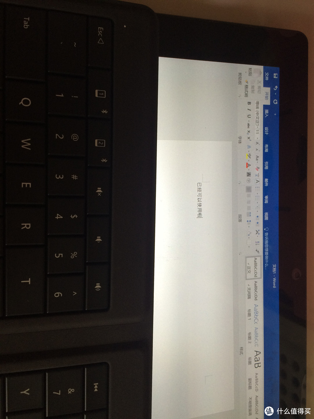 Microsoft 微软 折叠蓝牙键盘 使用体验
