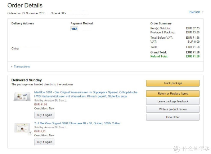 不一定适合你的水枕 德亚购入的mediflow 51 水枕 枕套 附真人兽 枕头 什么值得买
