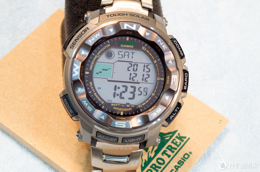 #有货自远方来#2015黑五粗暴晒单：CASIO 卡西欧 PRW-2500T-7CR 登山系列 男款腕表