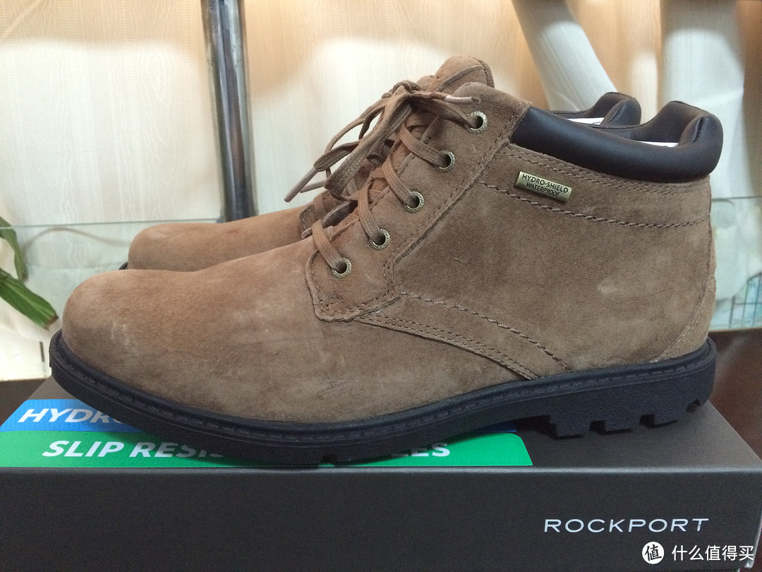 Style Made Comfortable：ROCKPORT 乐步 Storm Surge 防水系带短靴 晒单