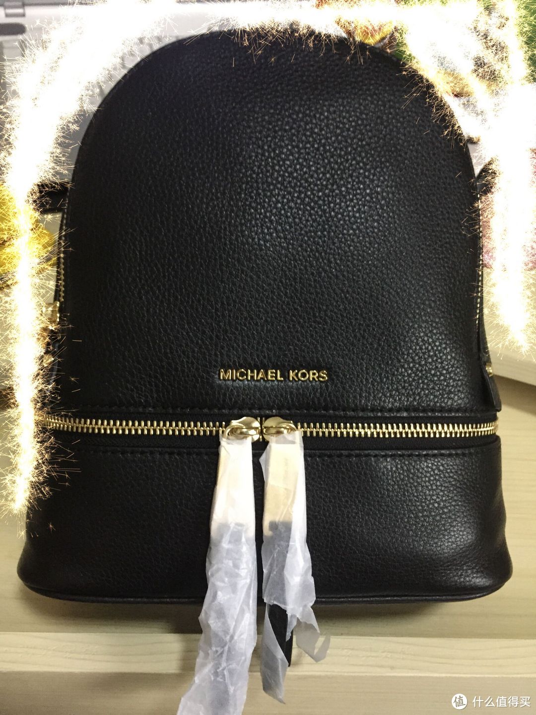 #有货自远方来#奇葩的梅西购物经历：MICHAEL Michael Kors Rhea Small Backpack 女包