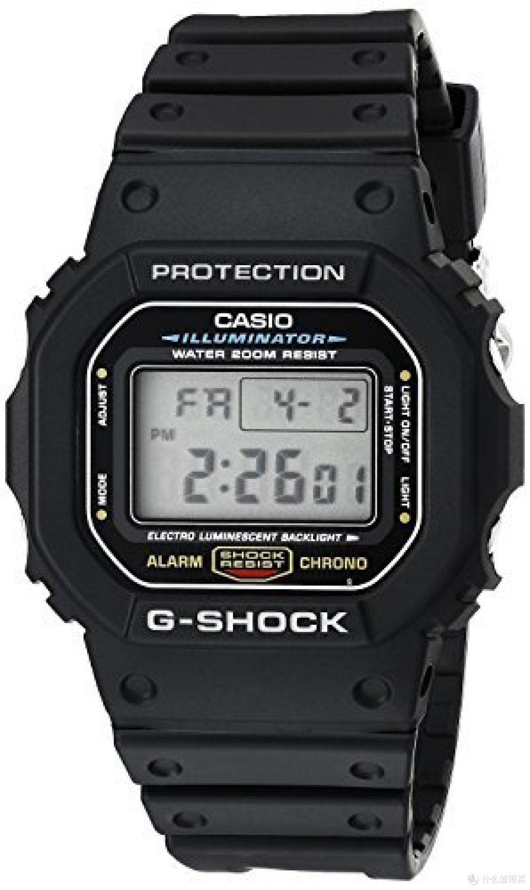 游泳爱好者的时间利器 — CASIO 卡西欧 G-SHOCK DW5600E-1V 经典数字手表