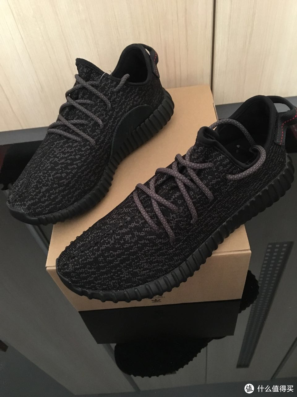 每双都是大魔王——adidas阿迪达斯 yeezy boost 350 black 开箱