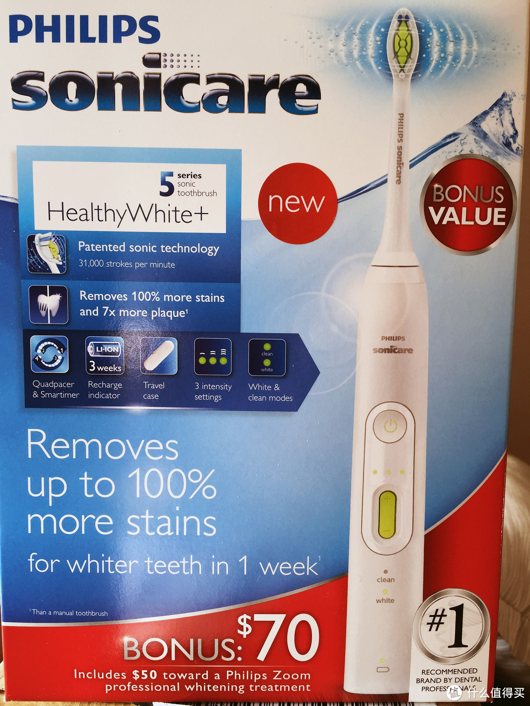 Philips Sonicare 4款飞利浦声波电动 牙刷& 刷头 使用体验