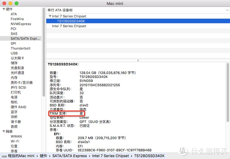 满血复活——2012款MAC mini更换Transcend 创见 340 128G SATA3 固态硬盘