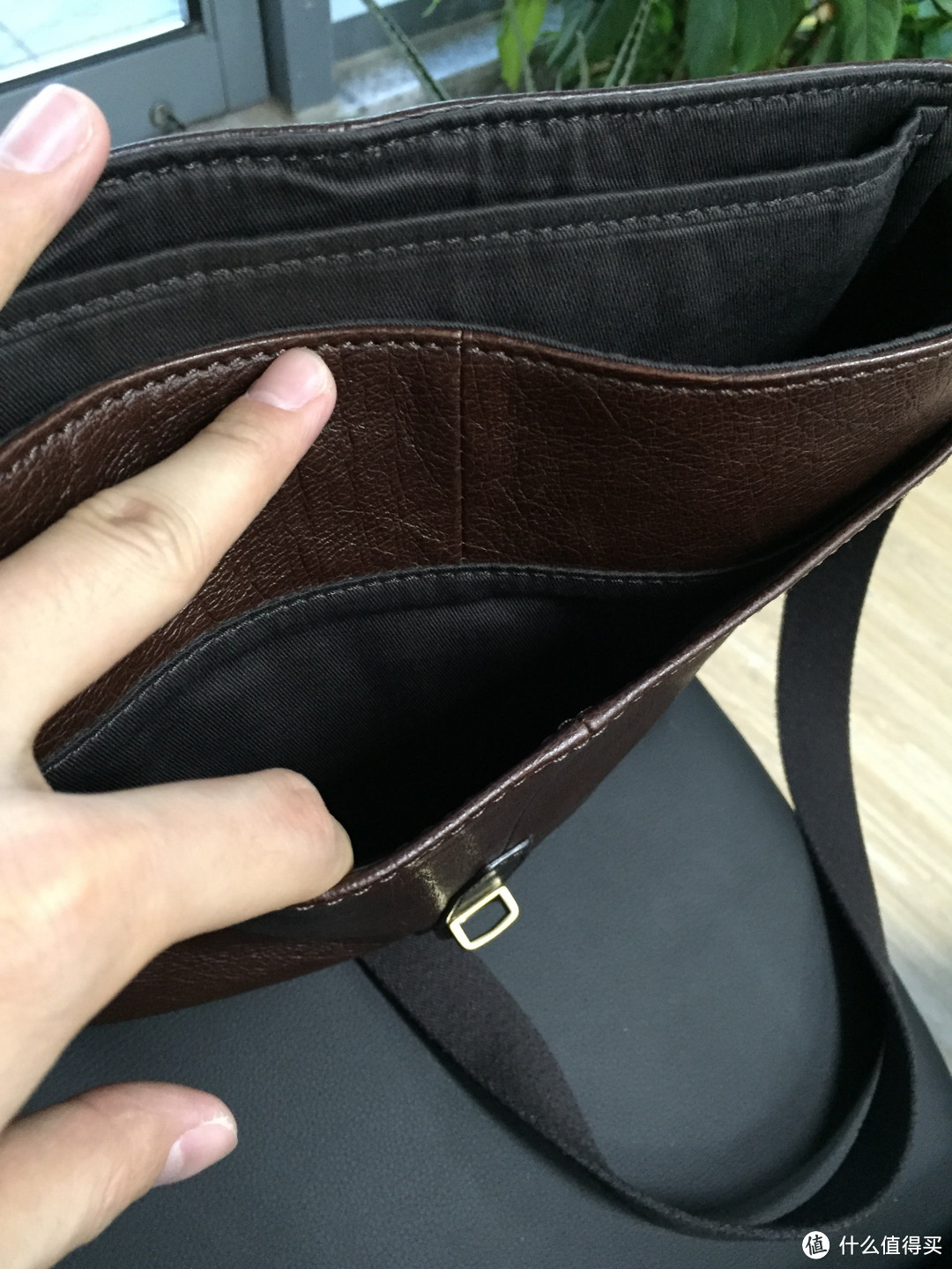 FOSSIL Men's Estate Saffiano Leather 男包 使用感受