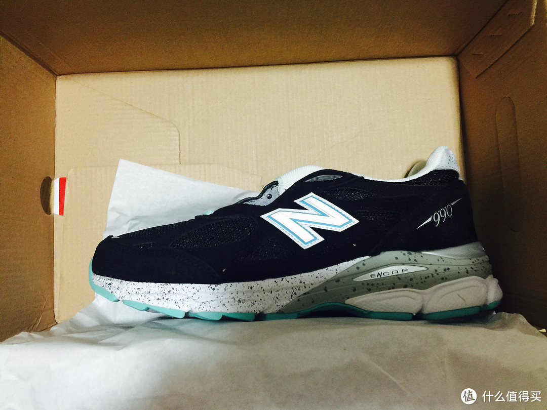 我的第一次晒单：黑五海淘 new balance W990AB3 女士总统慢跑鞋