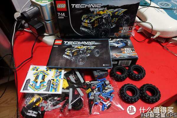 入坑我的第一批乐高1+1=3：LEGO 乐高 Technic 机械组 42034 四轮越野摩托车&42033 Technic 巅峰赛车