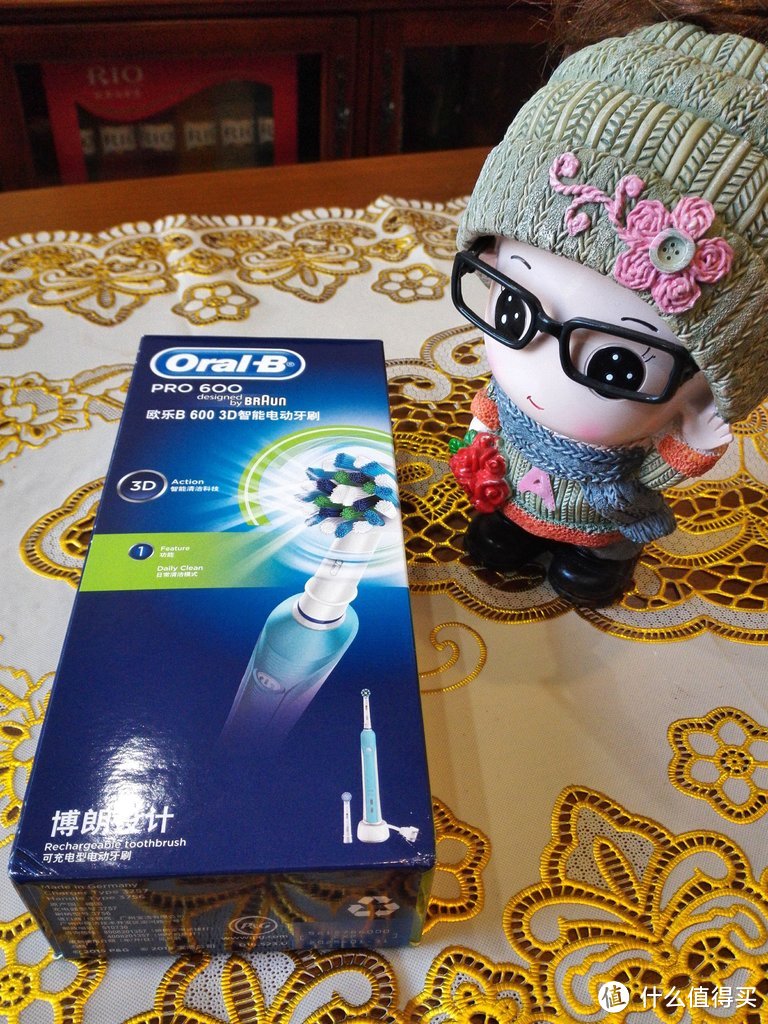 真的能让我爱上刷牙么：BRAUN 博朗 Oral-B 欧乐-B D16.523U 600 3D智能电动牙刷