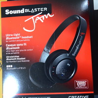 创新 Sound Blaster Jam 蓝牙耳机开箱晒图(包装|数据线|左耳机|右耳机|头粱)