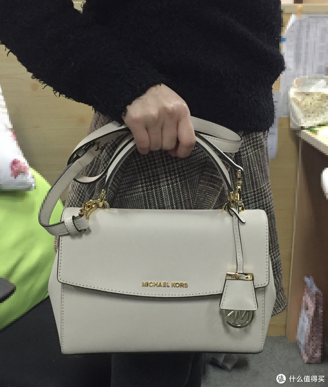 #有货自远方来#无比纠结的支付宝直邮：Michael Kors Small Top Handle Satchel 邮差包