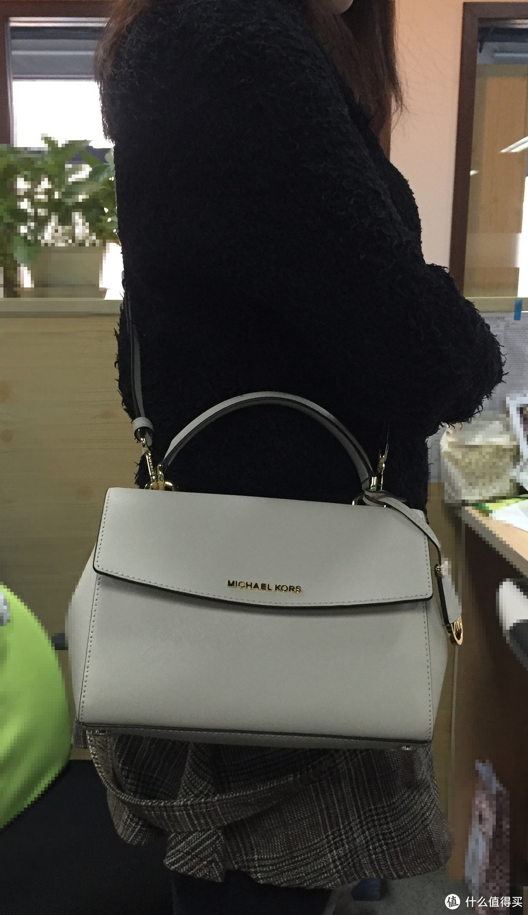 #有货自远方来#无比纠结的支付宝直邮：Michael Kors Small Top Handle Satchel 邮差包