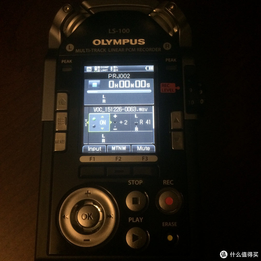 Olympus 奥林巴斯 LS-100 录音机 使用测评