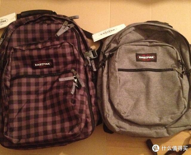2个Eastpak Sac à dos loisir 双肩包 细节对比