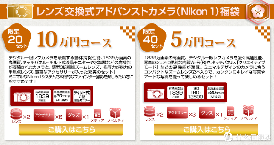 “皇帝款”售价10万：Nikon 尼康 推出 新年限量福袋