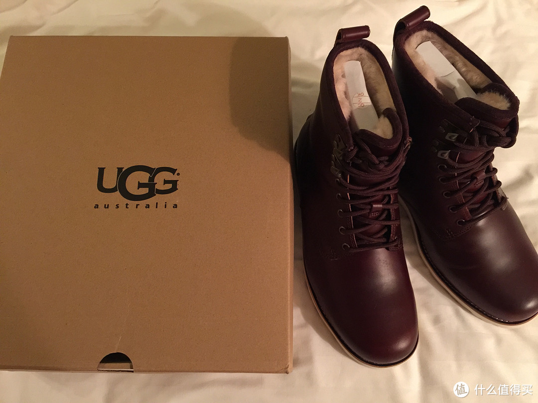 UGG M HANNEN TL - CORDOVAN棕色羊毛内里男靴