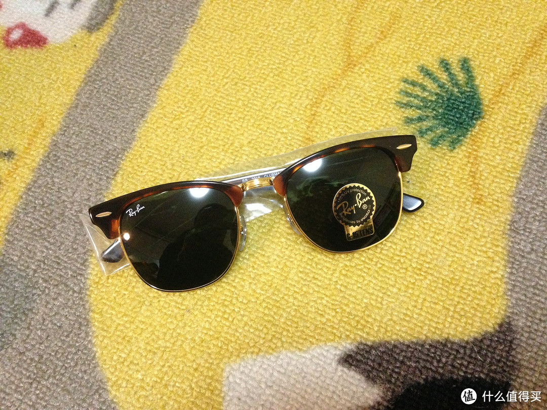 #有货自远方来#超慢转运才到手的Ray-Ban RB3016 Clubmaster Sunglasses