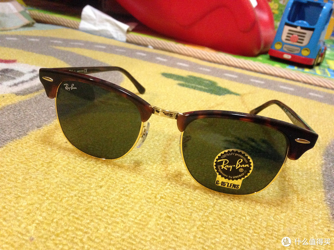 #有货自远方来#超慢转运才到手的Ray-Ban RB3016 Clubmaster Sunglasses