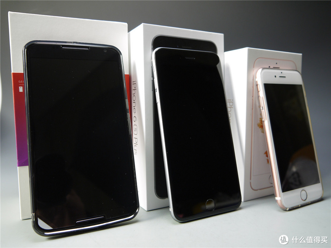 年底换机系列晒单:iphone 6s 64G玫瑰金+Nexus 6 64G白色+iphone 6s Plus 64G深空灰