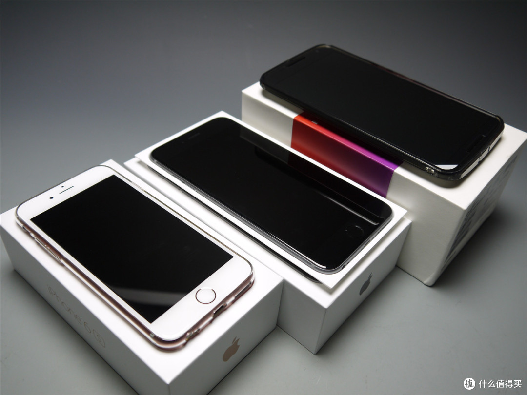 年底换机系列晒单:iphone 6s 64G玫瑰金+Nexus 6 64G白色+iphone 6s Plus 64G深空灰