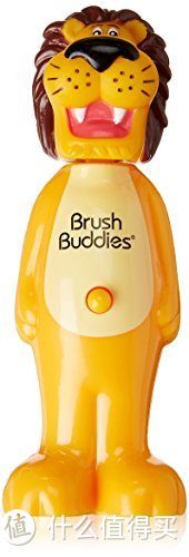 #本站首晒# 狮子与奶牛的爱恋，亲子旅行方便之物： Brush Buddies 伸缩动物牙刷