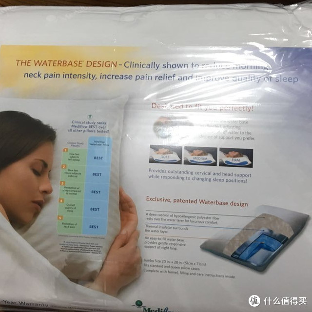 喝了汽水的水枕 — Mediflow 1006-06 Original Waterbase Pillow 水枕
