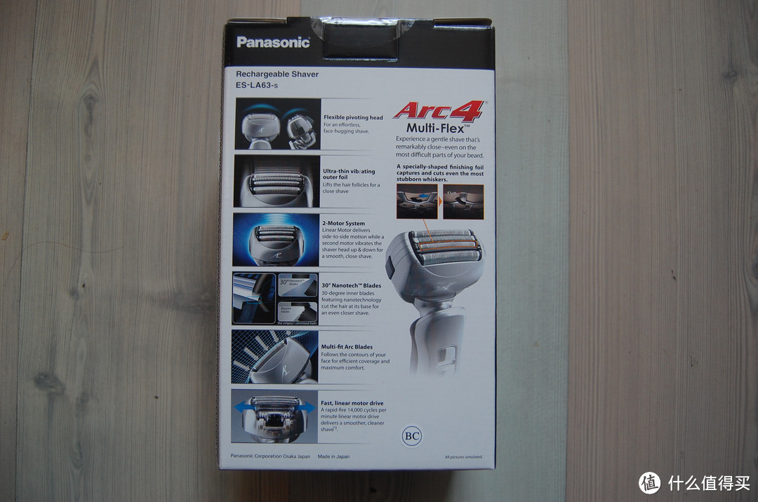 Panasonic ES-LA63 Rechargeable Shaver Arc4