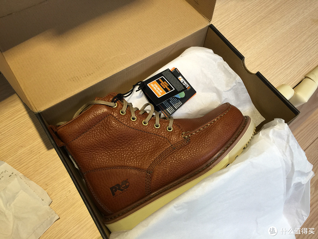 Timberland 添柏岚 PRO Men's Wedge Sole 6 男款工装靴 直邮顺利到手（8、7.5各一双）