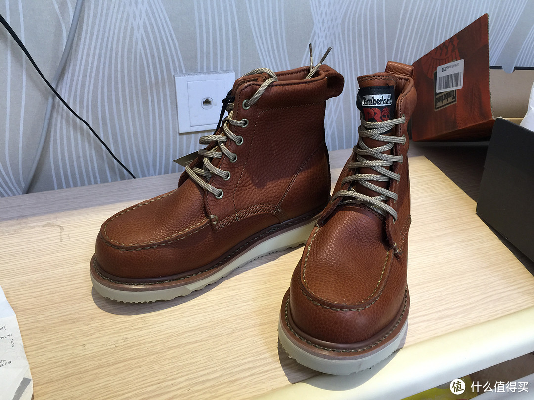 Timberland 添柏岚 PRO Men's Wedge Sole 6 男款工装靴 直邮顺利到手（8、7.5各一双）