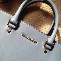 Michael Kors Selma Medium Satchel Cornflower 中号矢车菊蓝耳朵包