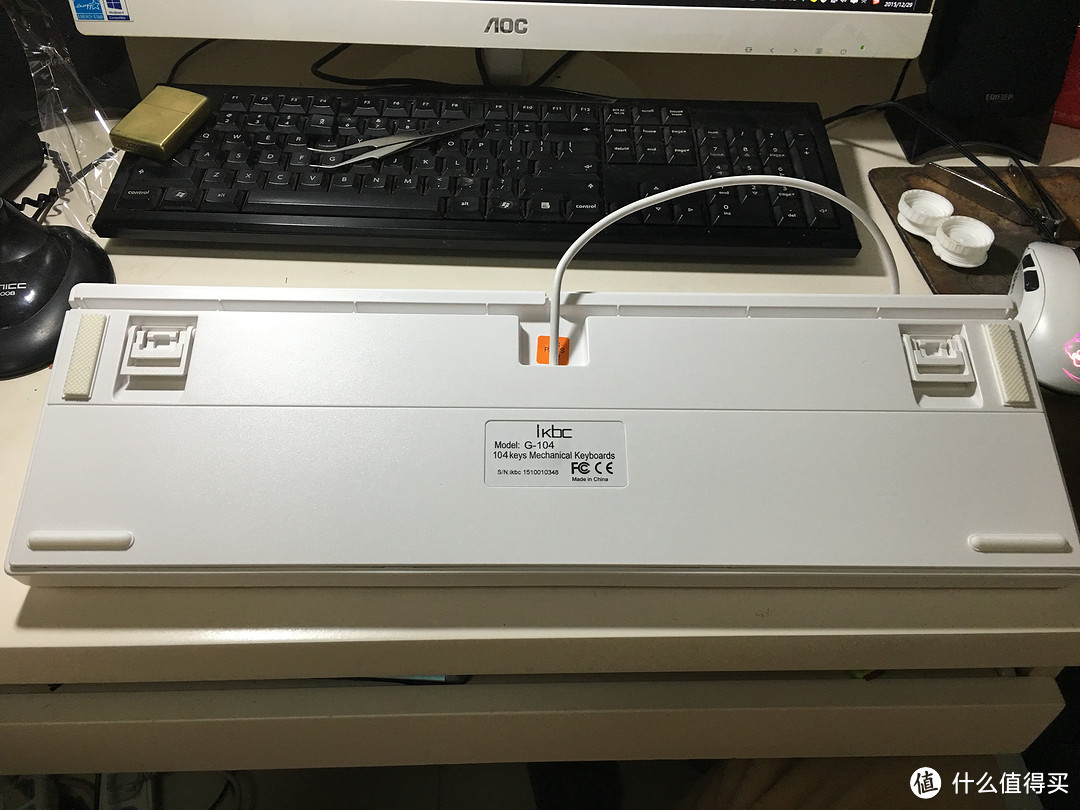 IKBC-G104机械键盘热插拔改灯全程记录