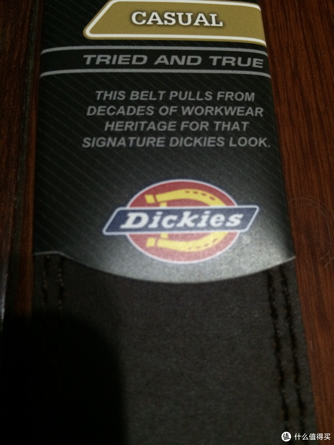 记第一次海淘皮带的经历及其尺码参考：Dickies 帝客  Leather Belt With Two Row Stitch 男士皮带