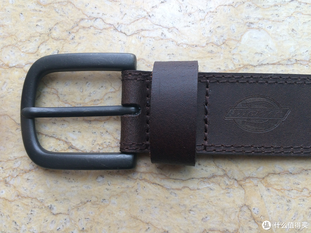 记第一次海淘皮带的经历及其尺码参考：Dickies 帝客  Leather Belt With Two Row Stitch 男士皮带