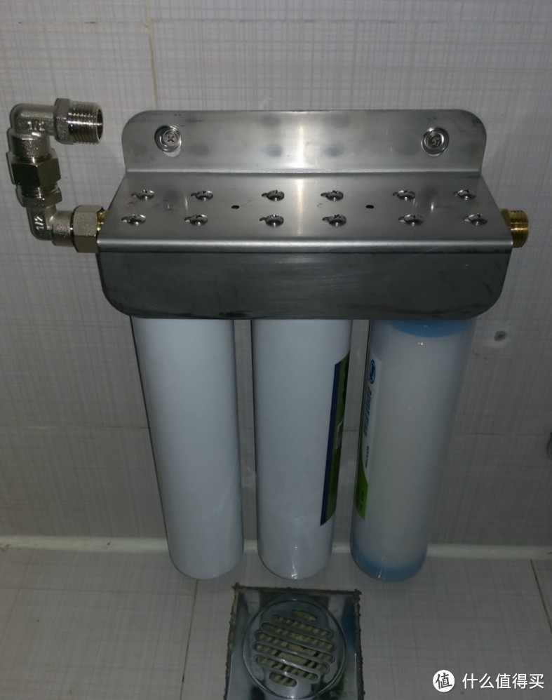 安装卫洗丽及DIY前置三级净水器：HSPA 裕津 HP-2500S安装及使用