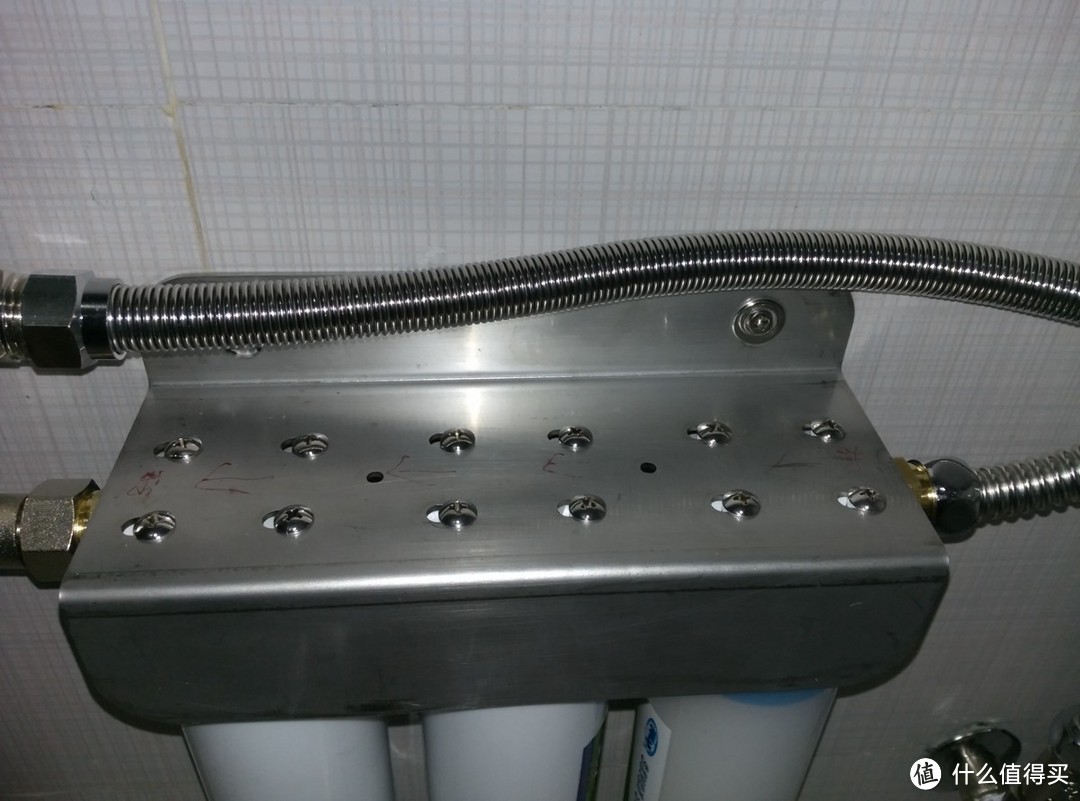 安装卫洗丽及DIY前置三级净水器:HSPA 裕津 HP-2500S安装及使用