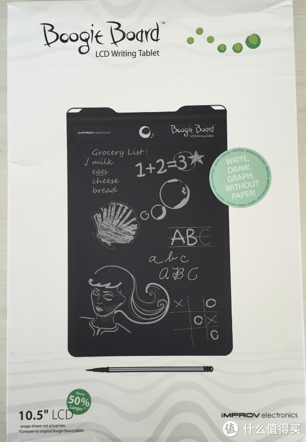 用来替代磁性画板：Boogie Board Original 10.5英寸 LCD手写板