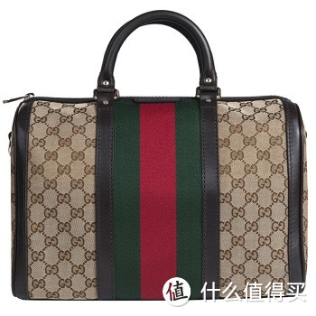 GUCCI 古驰 Vintage Web Original GG Boston Bag 女款波士顿手提包