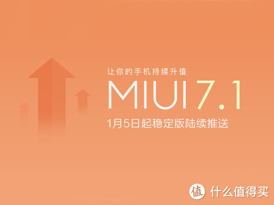 以OTA的形式升级：MI 小米 MIUI 7.1稳定版今早11点起陆续推送