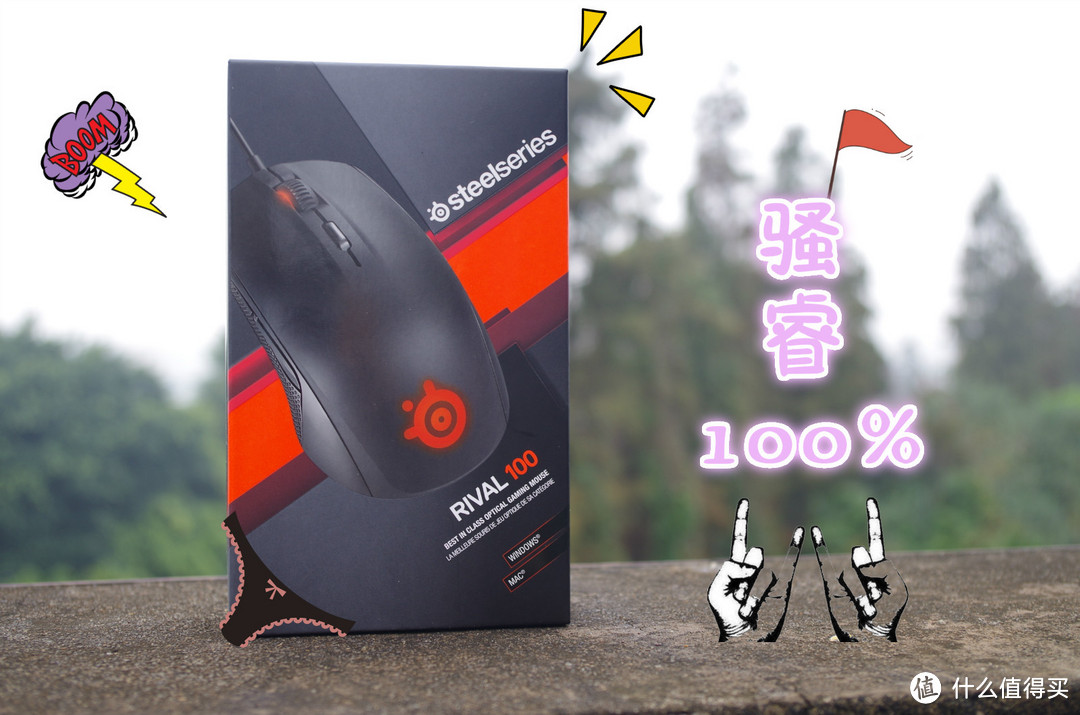 我骚我快乐！请叫我（sao）赛（rui）睿RIVAL100游戏鼠标！