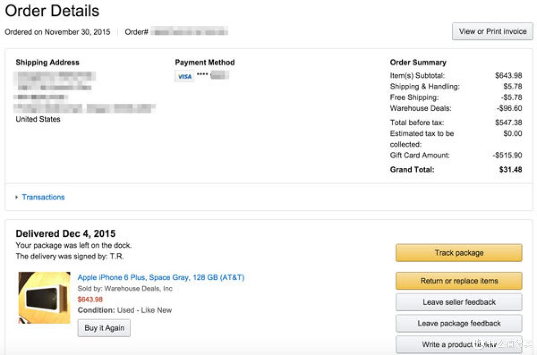 美亚二手仓库warehouse黑五入手2台有锁iphone 6 plus及解锁经验