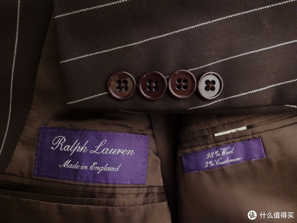 Ralph Lauren 紫标纯羊绒全麻衬 Blazer 西装