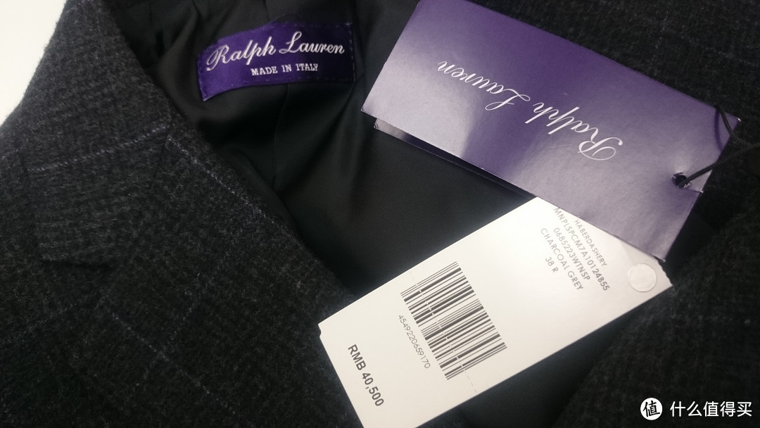 Ralph Lauren 紫标纯羊绒全麻衬 Blazer 西装
