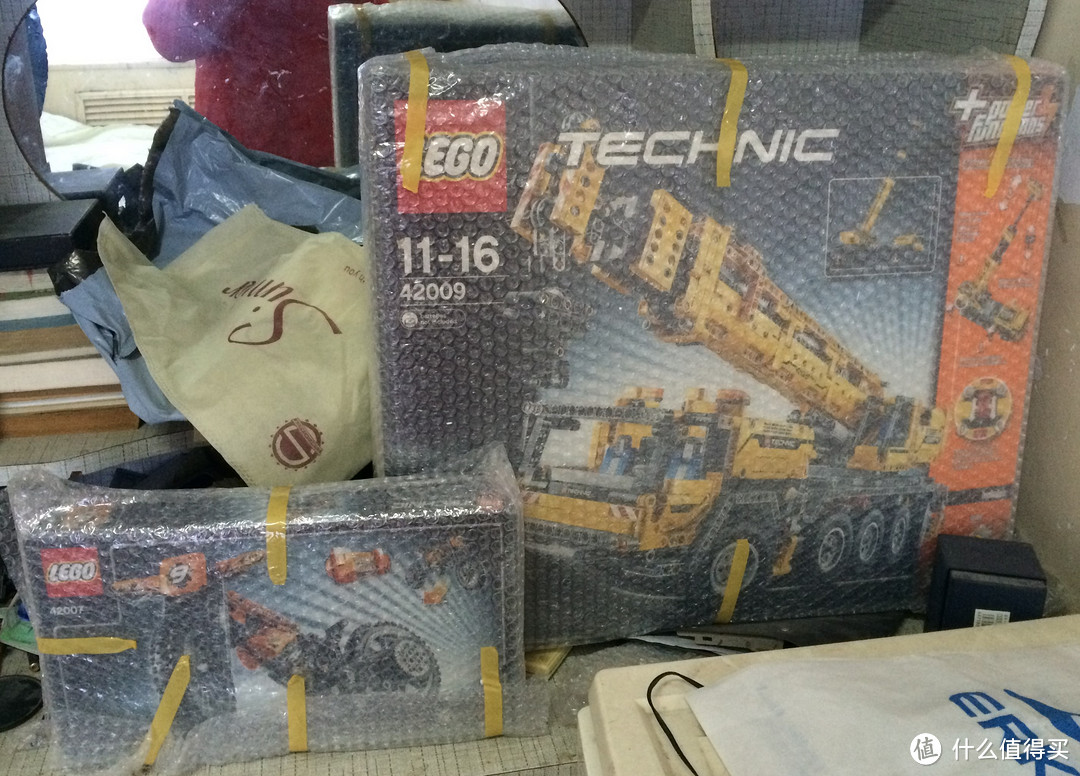 入坑第二弹：酷黄移动起重机 — lego technic 42009